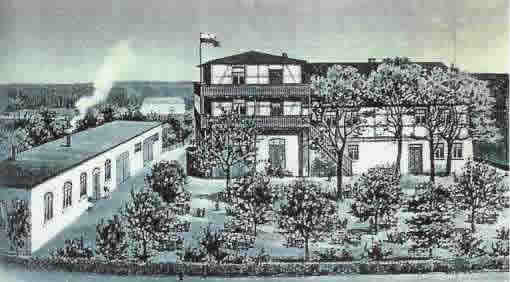 Historische Weinschänke, der Gasthof von Hermann Sachse und Vorläufer des heutigen Sachsenhofs